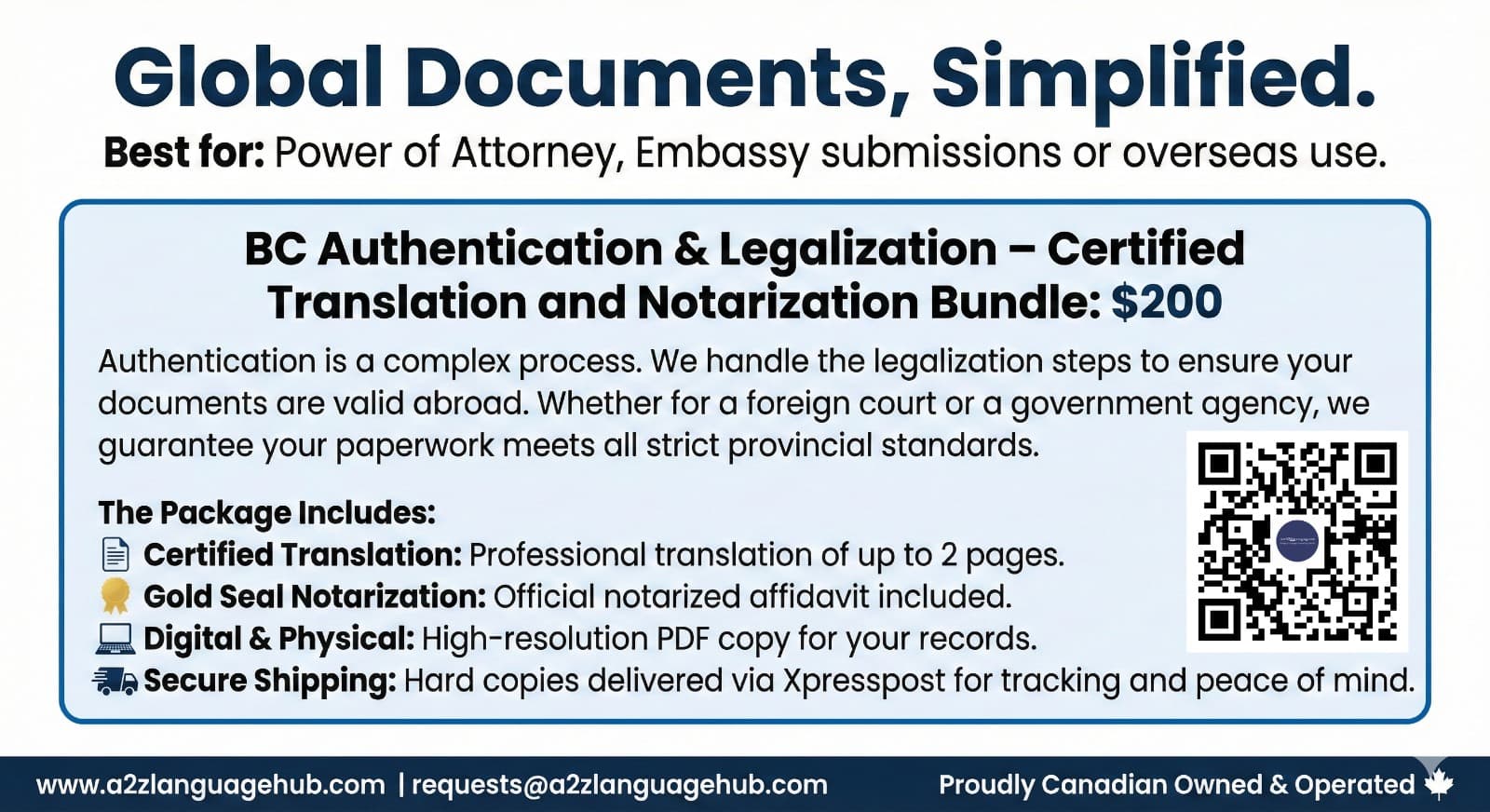 Global Documents, Simplified - Power of Attorney Translation