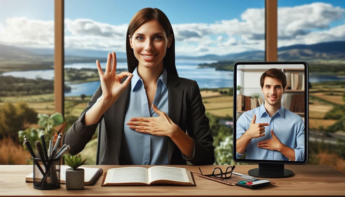 American Sign Language interpretation services for events and education