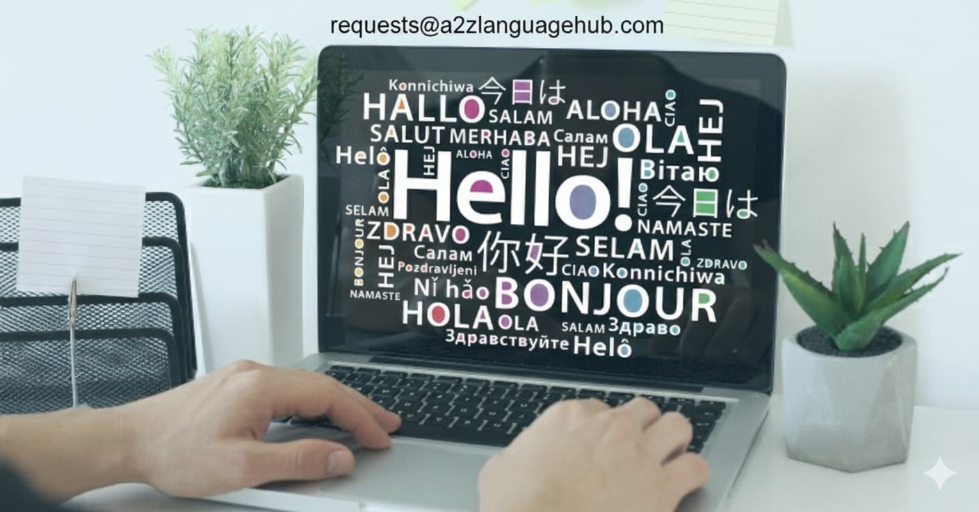 Contact A2Z Language Hub for quotes and enquiries