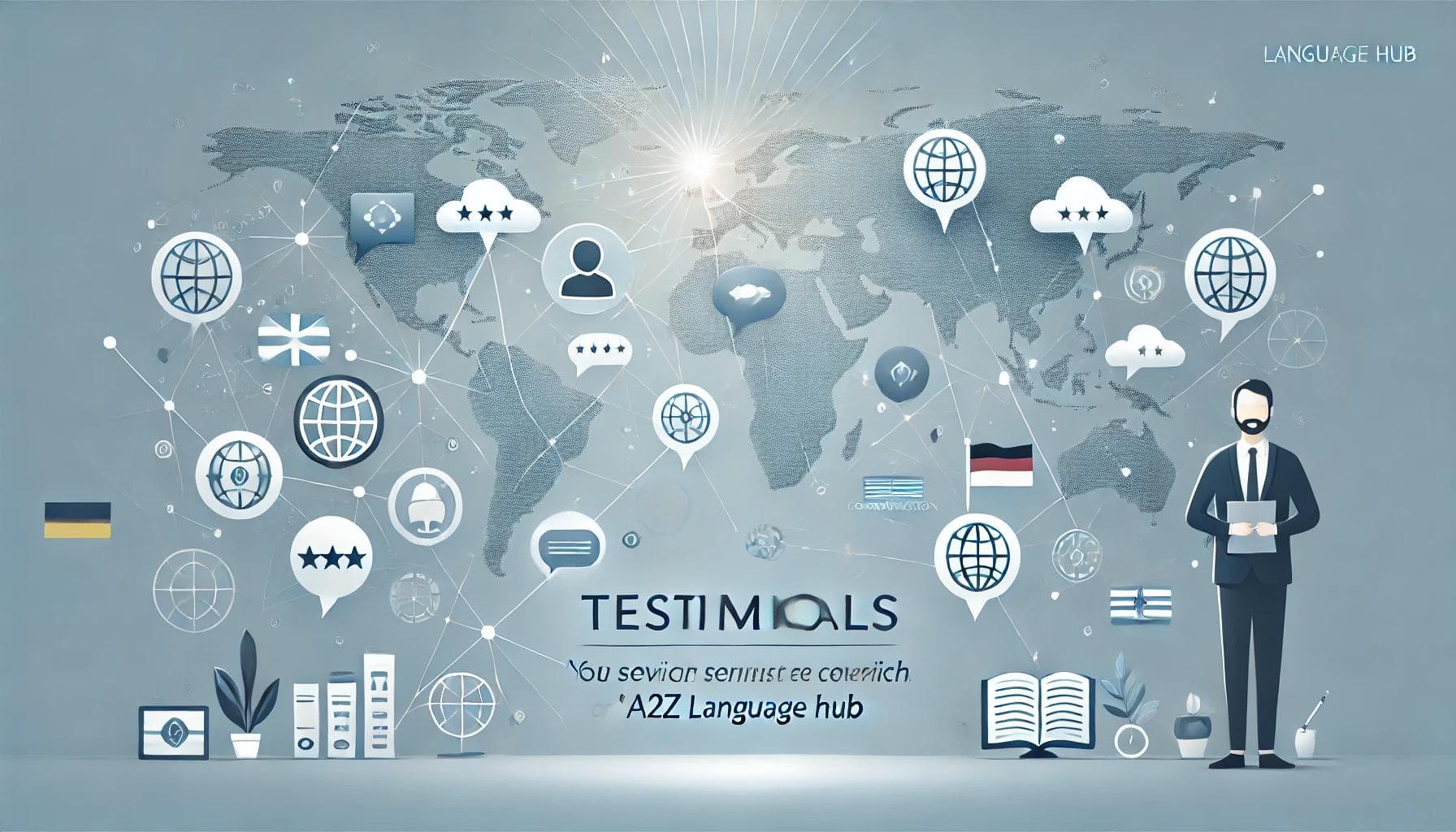 Client testimonials and reviews for A2Z Language Hub